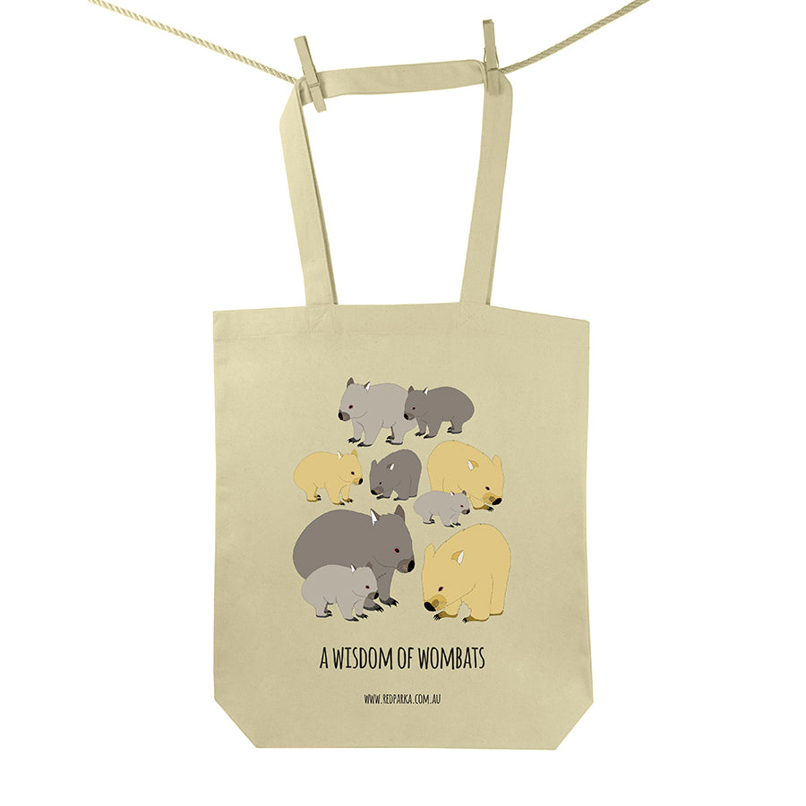 Wisdom of Wombat Tote Bag
