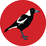 Magpie Bottle Opener Magnet