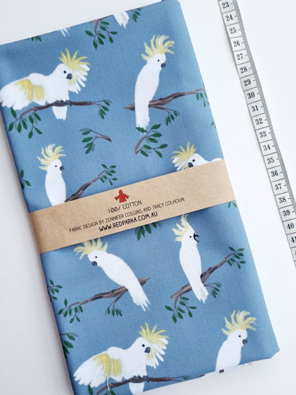 Sulphur-Crested Cockatoo Fabric