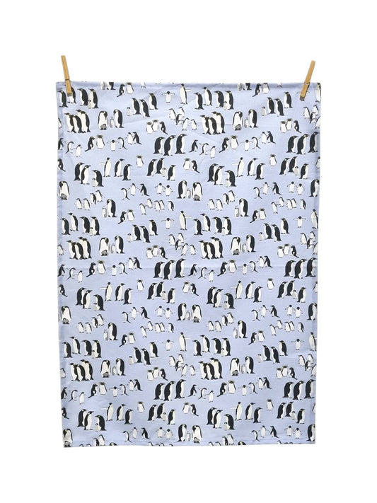 Penguin Pattern Tea Towel
