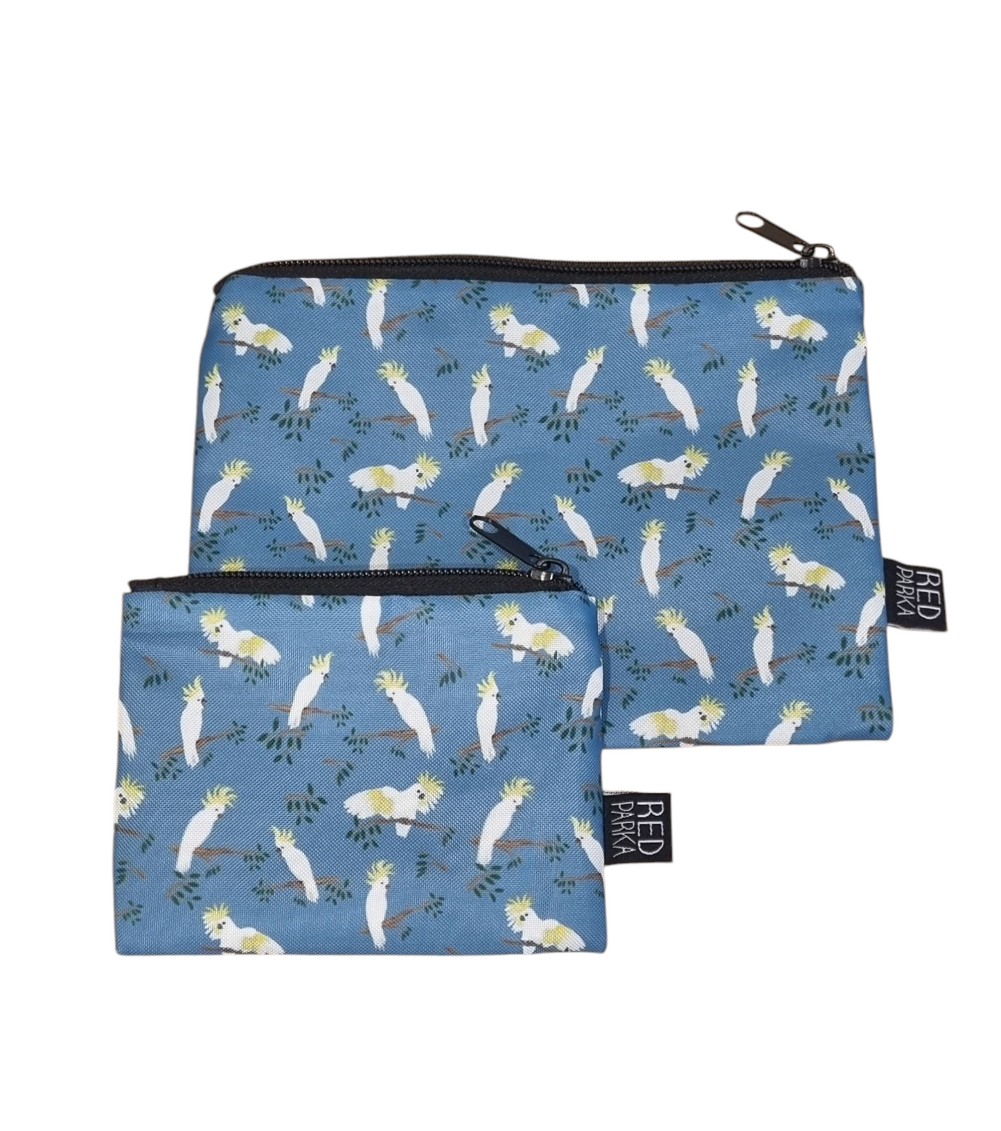Sulphur-Crested Cockatoo RPET Pouches