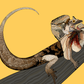 Australian Animals Card - Frillnecked Lizard