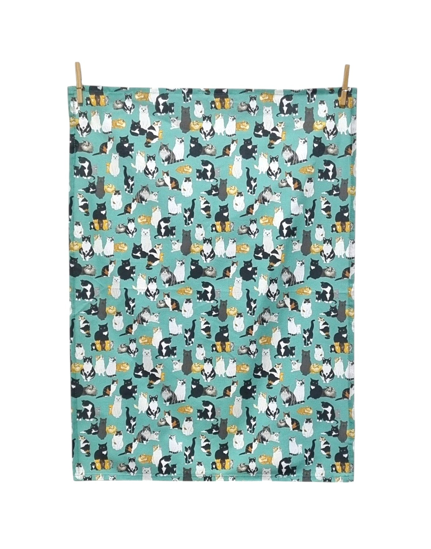 Cats Pattern Tea Towel