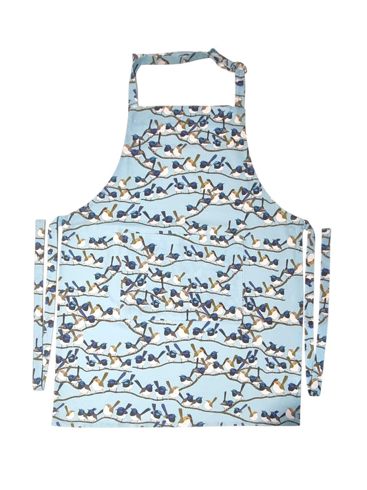Fairy Wren Pattern Apron