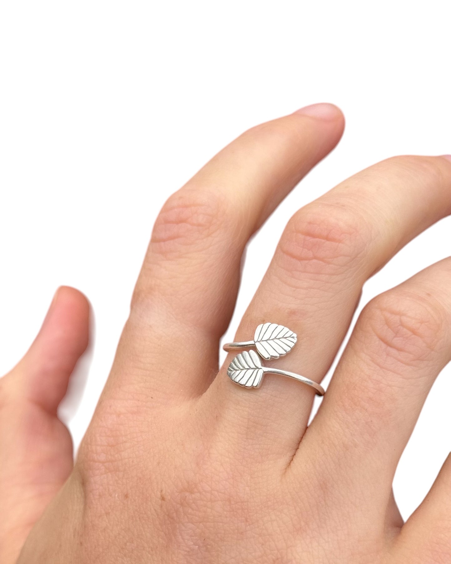 Recycled Silver Fagus Ring