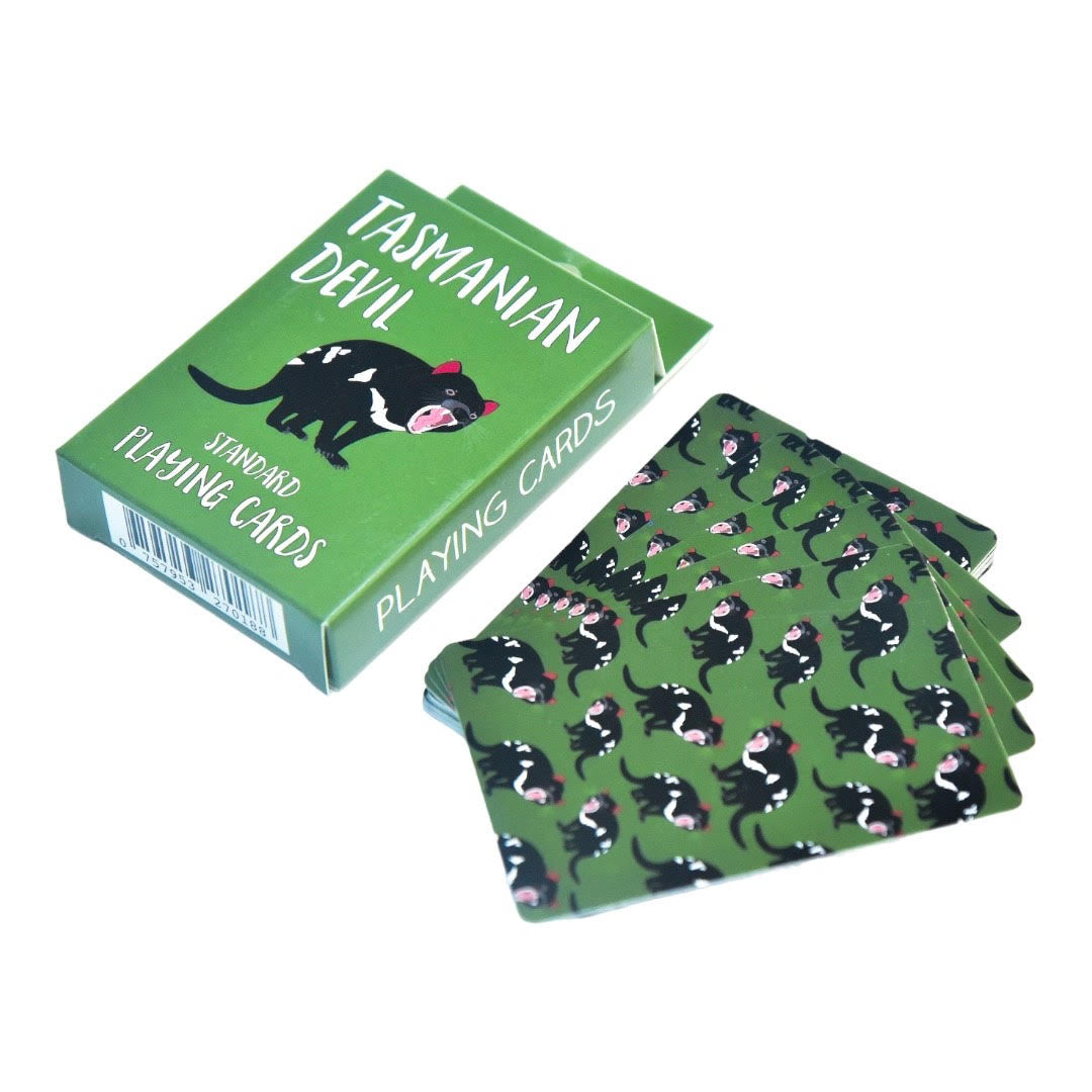 Tasmanian Devil Playing Cards