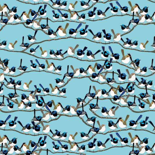 Fairy Wren Fabric