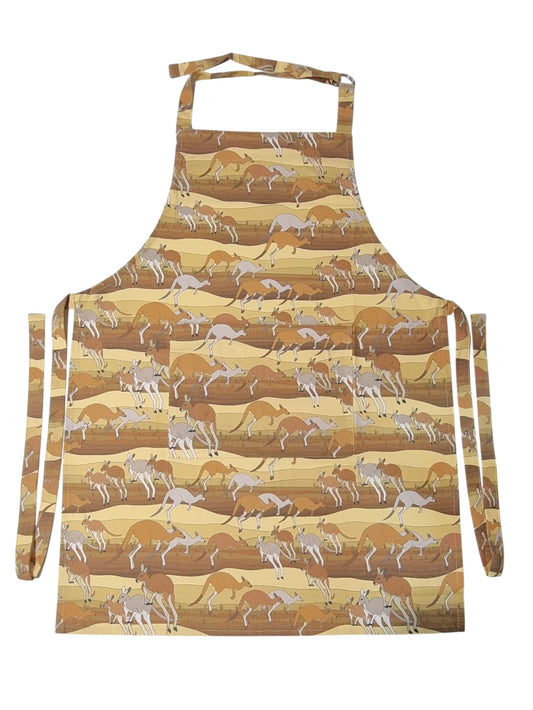 Kangaroo Pattern Apron