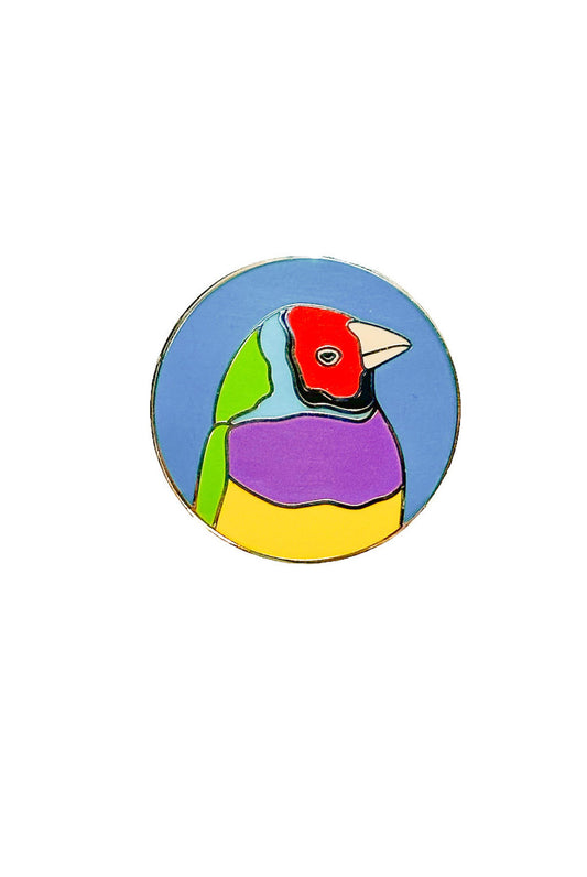 Gouldian Finch Pin