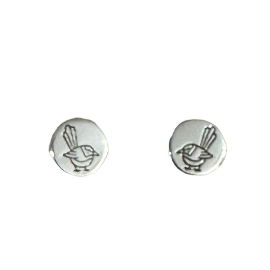 Superb Fairy Wren Silver Studs