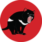 Tasmanian Devil Bottle Opener Magnet (Red)