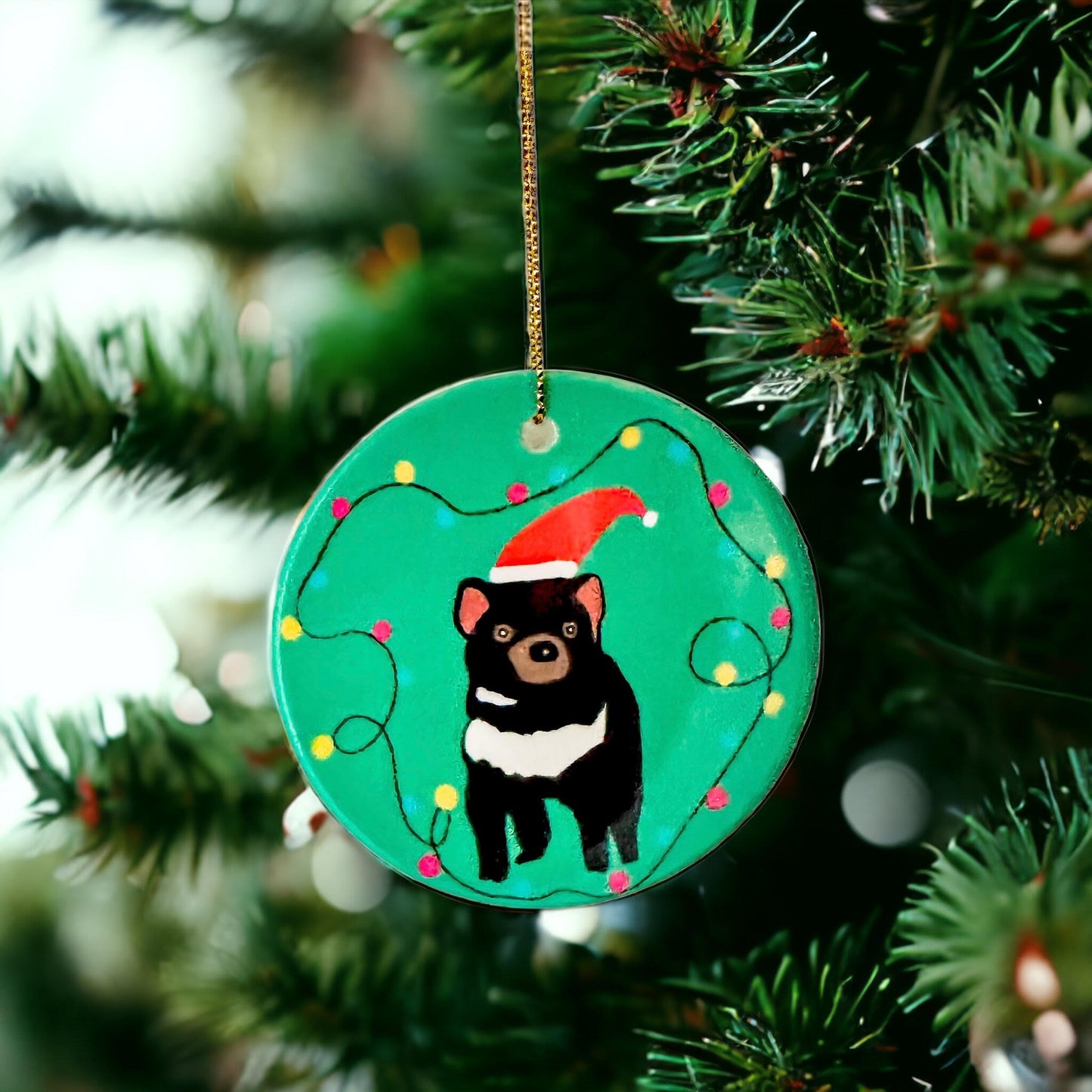 Tasmanian Devil Christmas Decoration