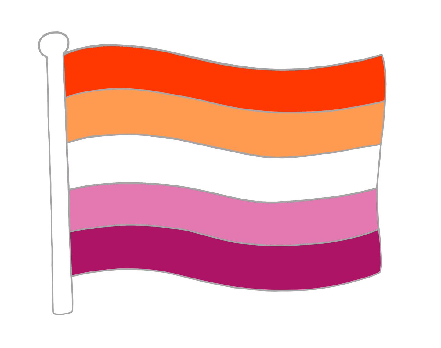 Yay Gay Small Flag