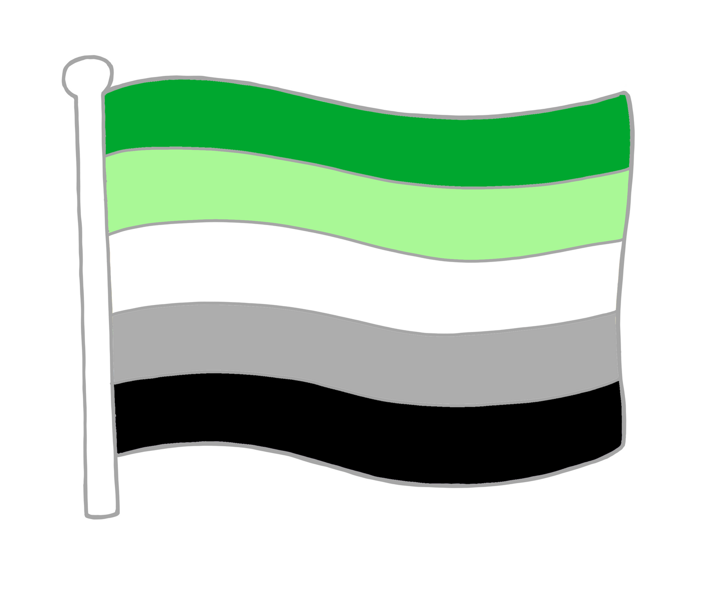 Yay Gay Small Flag