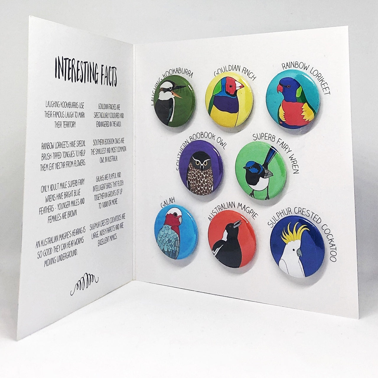 Australian Birds Magnet Pack