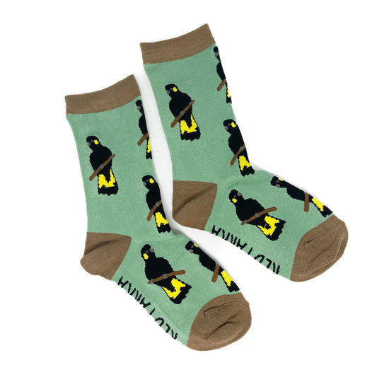 Yellow-tailed Black Cockatoo Socks