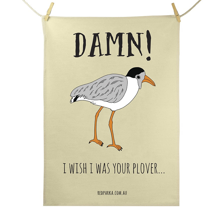 Plover Lover Tea Towel