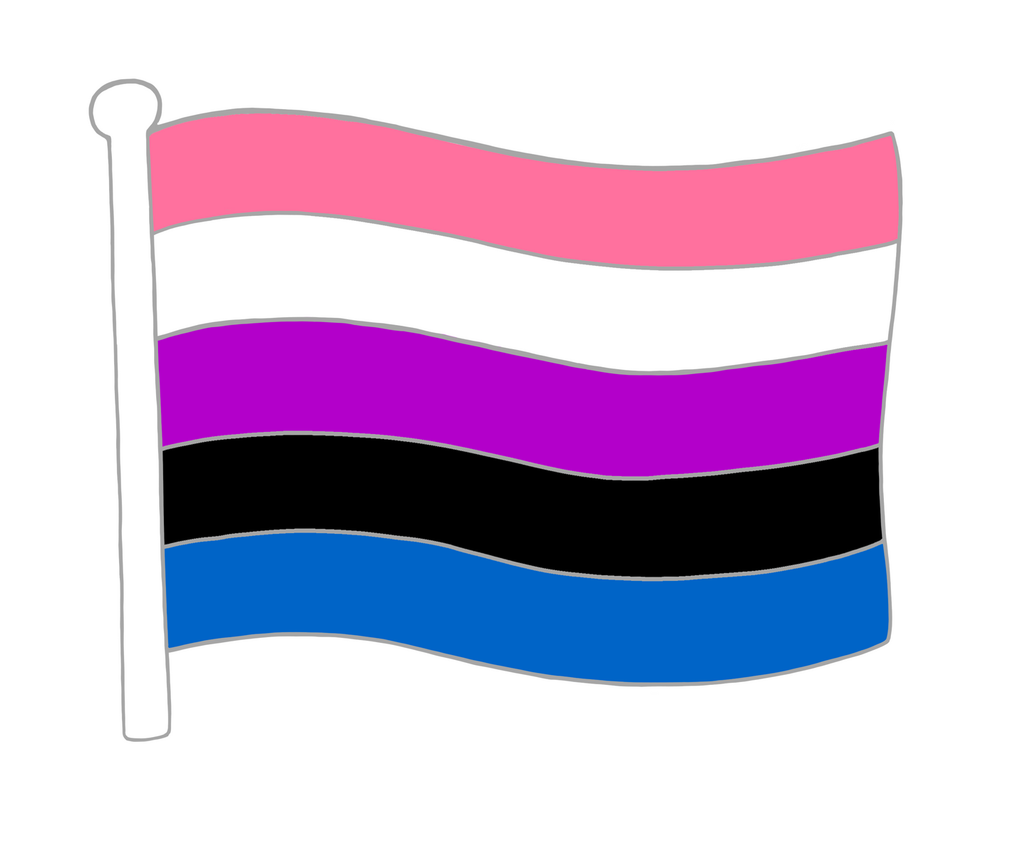 Yay Gay Small Flag