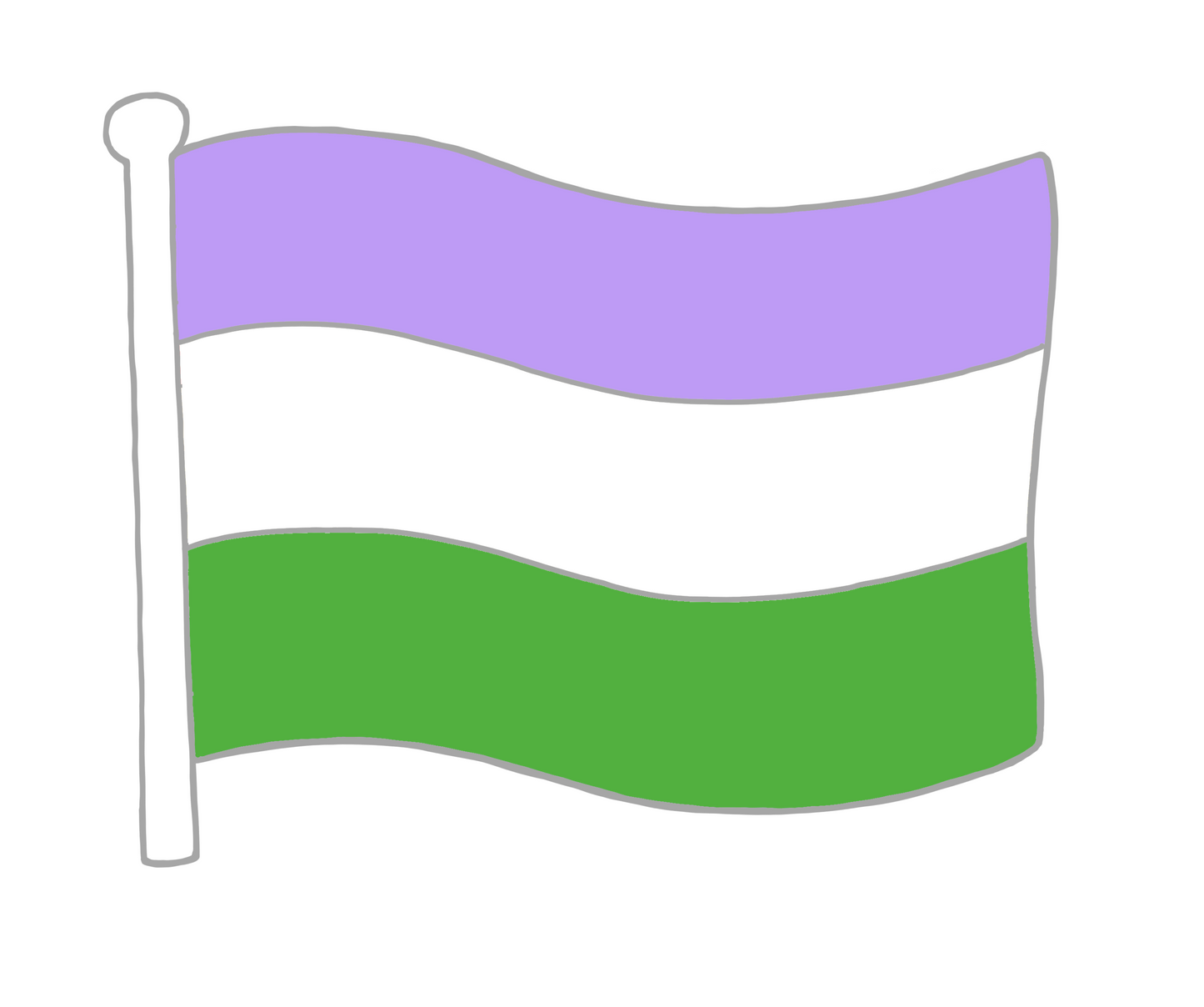 Yay Gay Small Flag