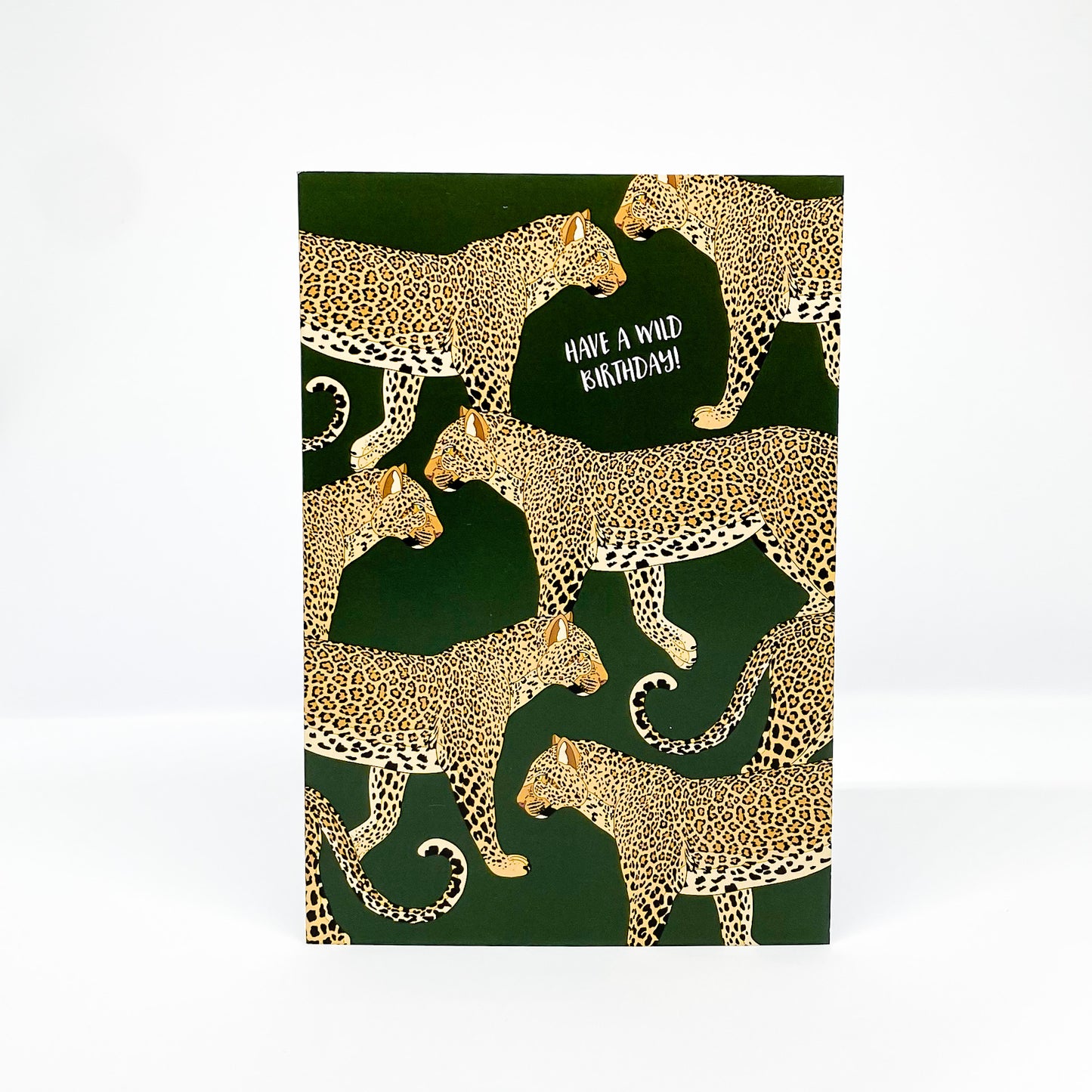 Leopard Birthday Card