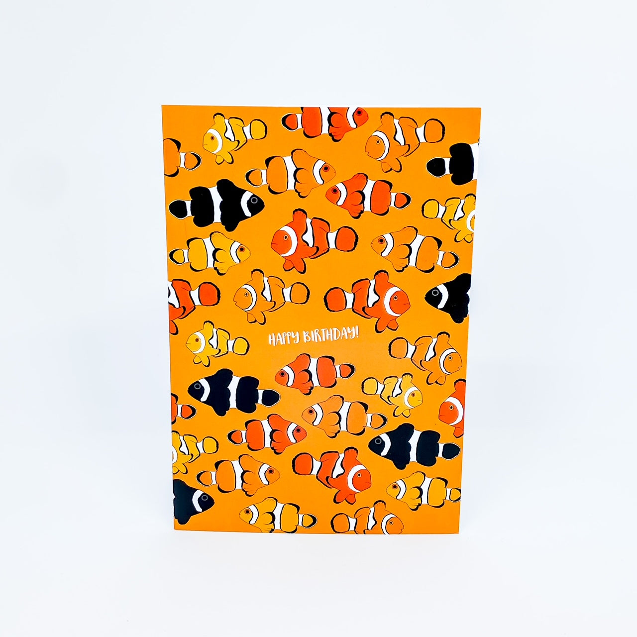 Clownfish Happy Birthday Card