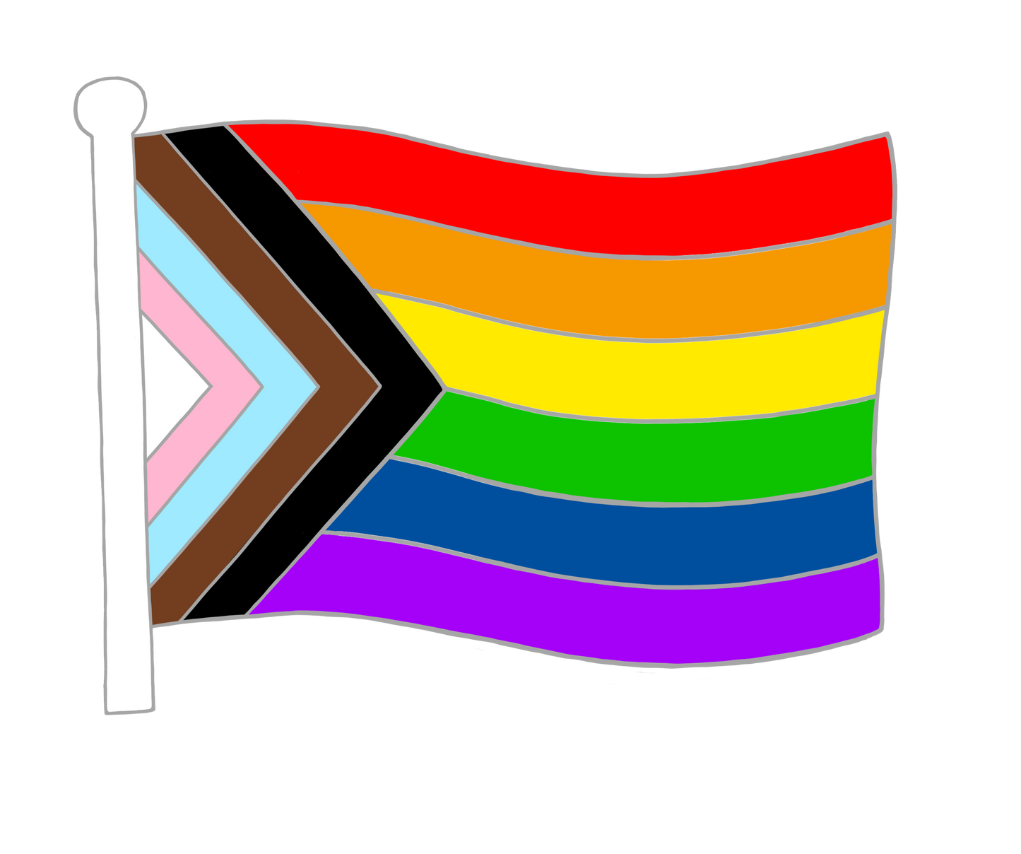 Yay Gay Large Flag