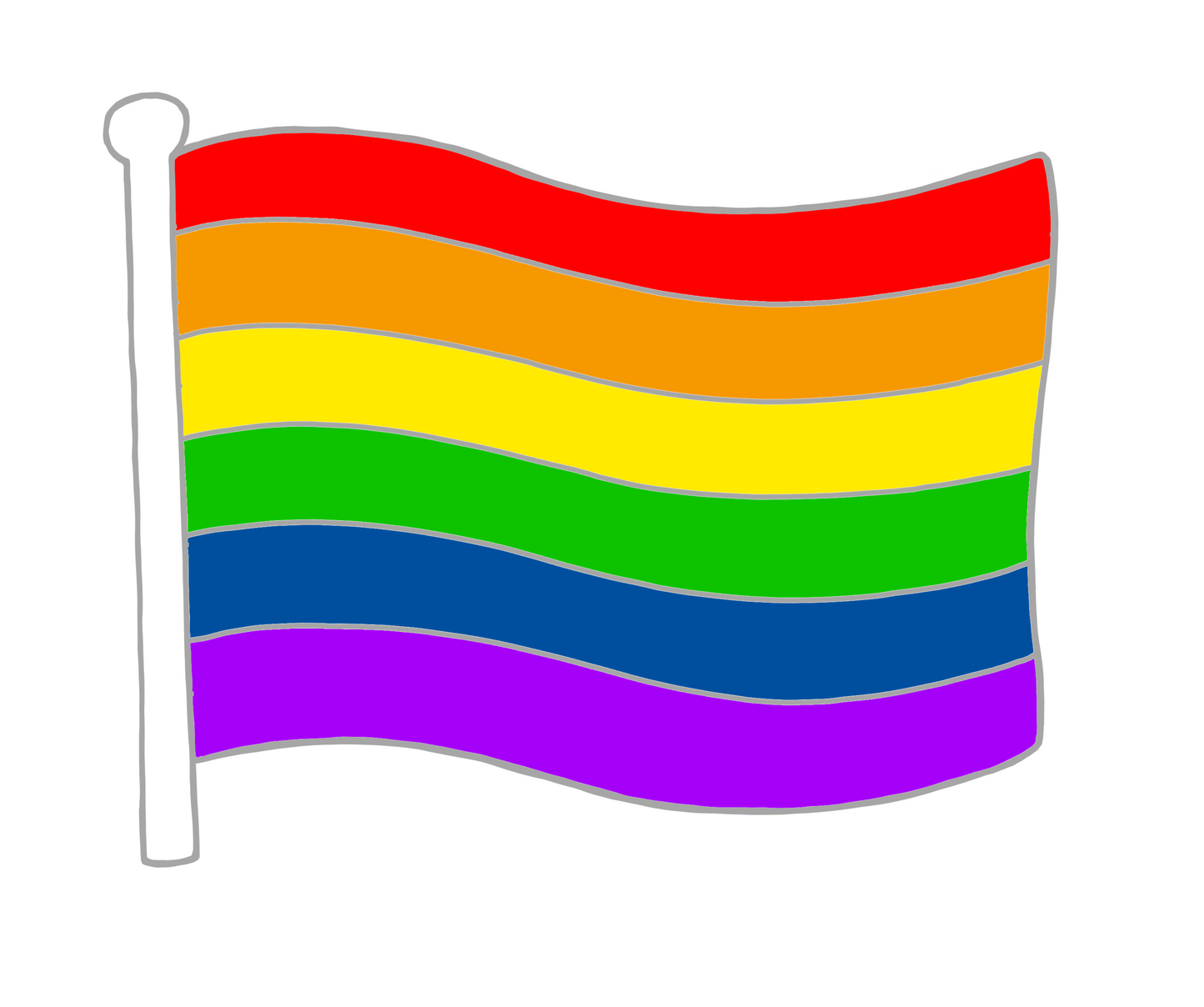 Yay Gay Small Flag