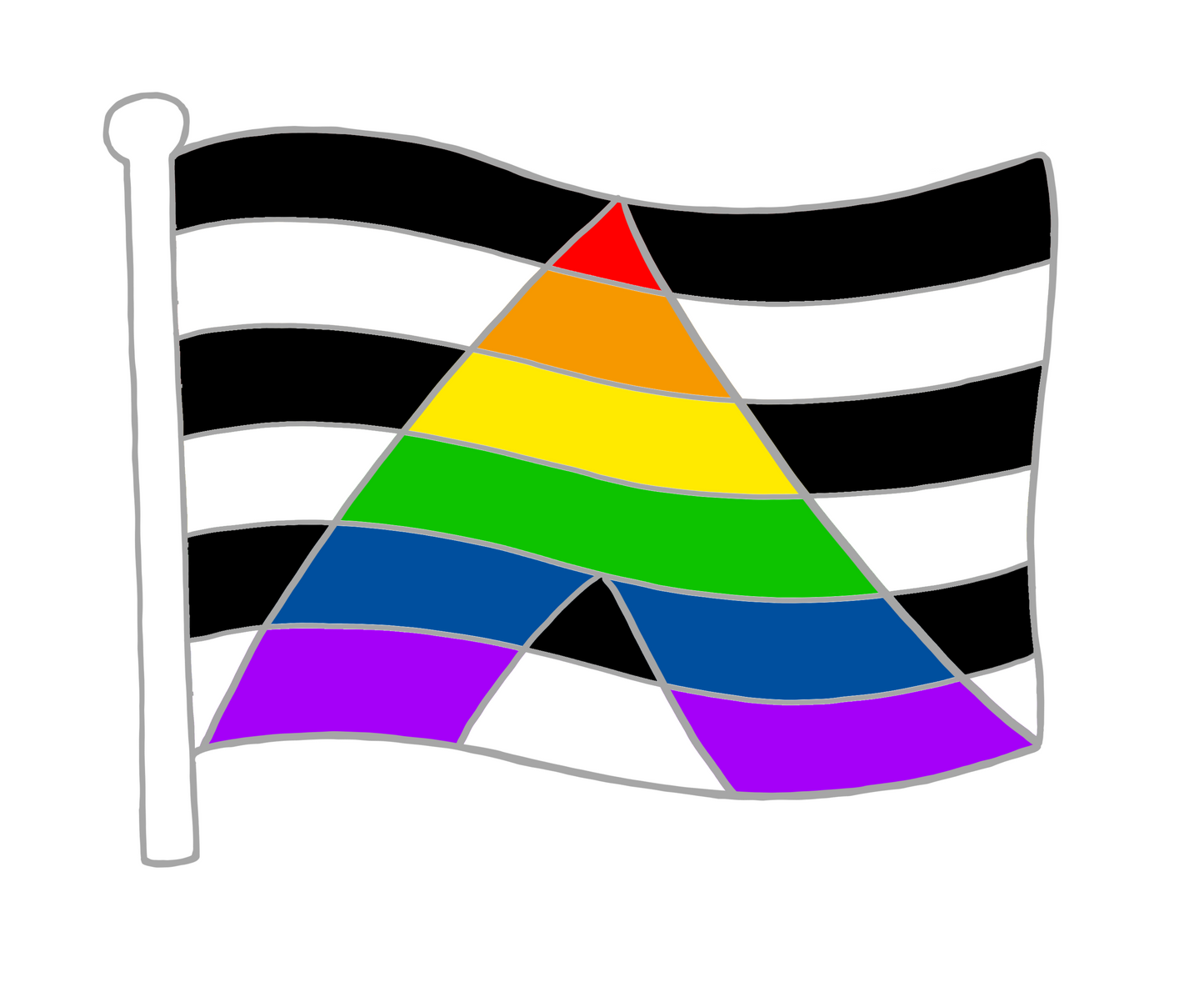 Yay Gay Small Flag